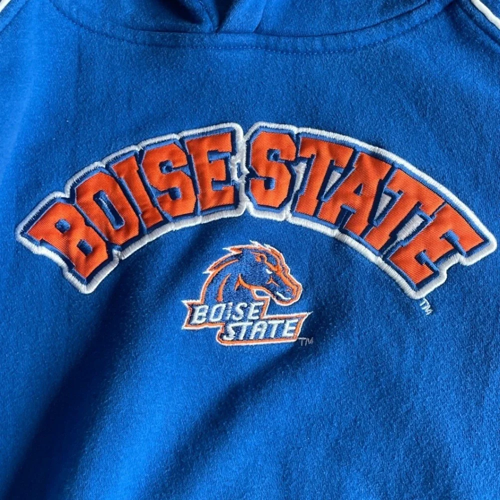 Boise State Broncos Hoodie XX Large NCAA Blue Orange Athletic Sweatshirt Hoodie‎